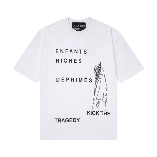 Nelso Oversized Graphic T‑Shirt, High Street Hip‑Hop Graffiti Sketch Print Loose Short Sleeve Casual Unisex Streetwear Tee